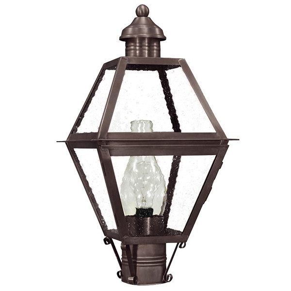 Northeast Lantern - 1003-DB-CIM-SMG - One Light Post Mount - Boston - Dark Brass