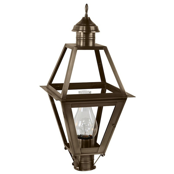 Northeast Lantern - 1013-DAB-CIM-CLR - One Light Post Mount - Boston - Dark Antique Brass