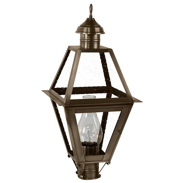 Northeast Lantern - 1013-DAB-CIM-CSG - One Light Post Mount - Boston - Dark Antique Brass