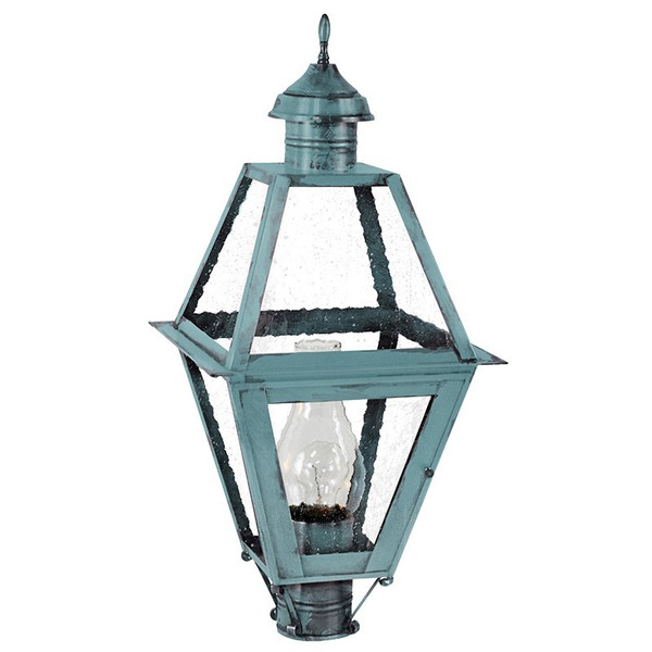 Northeast Lantern - 1013-VG-CIM-SMG - One Light Post Mount - Boston - Verdi Gris