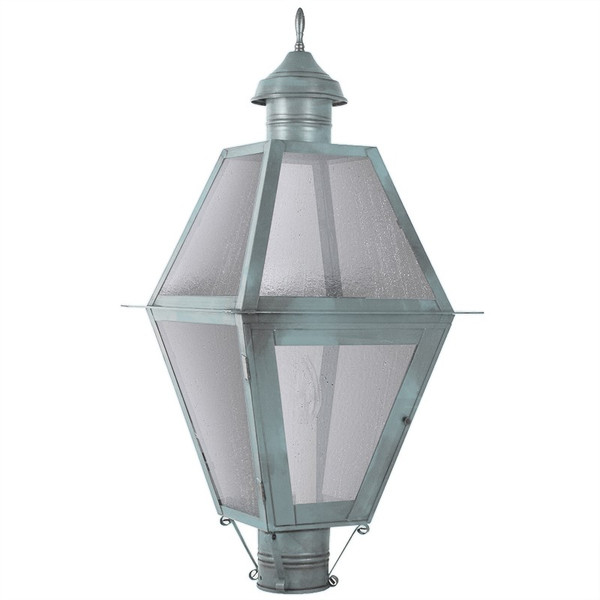 Northeast Lantern - 1013-VG-LT3-SMG - Three Light Post Mount - Boston - Verdi Gris
