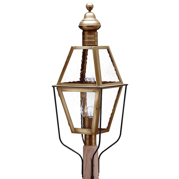 Northeast Lantern - 1043-AB-CIM-SMG - One Light Post Mount - Boston - Antique Brass