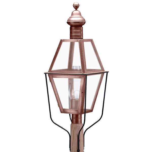 Northeast Lantern - 1043-AC-CIM-FST - One Light Post Mount - Boston - Antique Copper