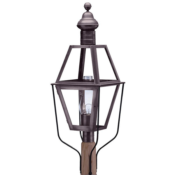 Northeast Lantern - 1043-DB-CIM-CLR - One Light Post Mount - Boston - Dark Brass