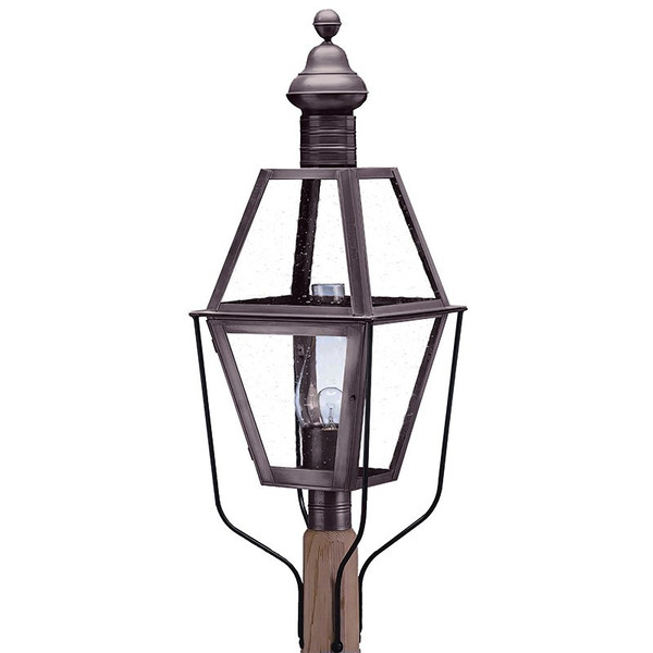 Northeast Lantern - 1043-DB-CIM-CSG - One Light Post Mount - Boston - Dark Brass