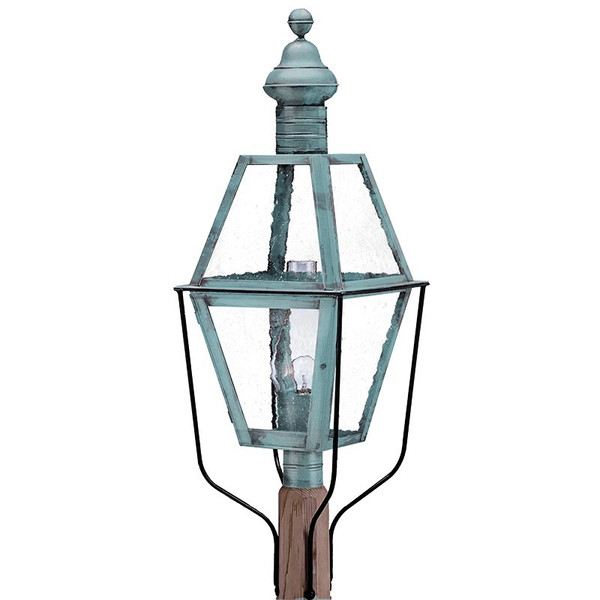 Northeast Lantern - 1043-VG-CIM-SMG - One Light Post Mount - Boston - Verdi Gris