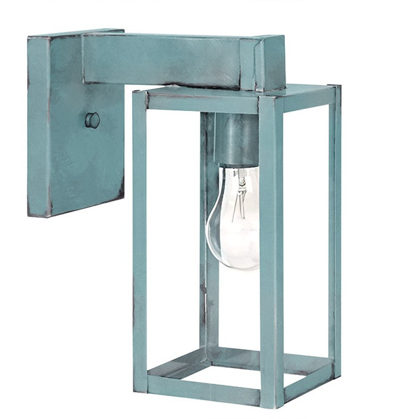 Northeast Lantern - 10517-VG-MED-CLR - One Light Wall Mount - Uptown - Verdi Gris
