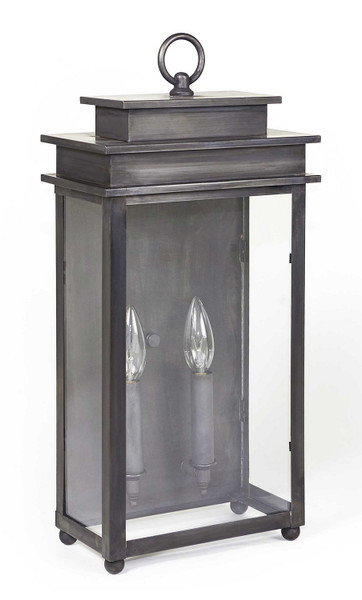 Northeast Lantern - 10621-DB-LT2-CLR - Two Light Wall Mount - Ellis - Dark Brass