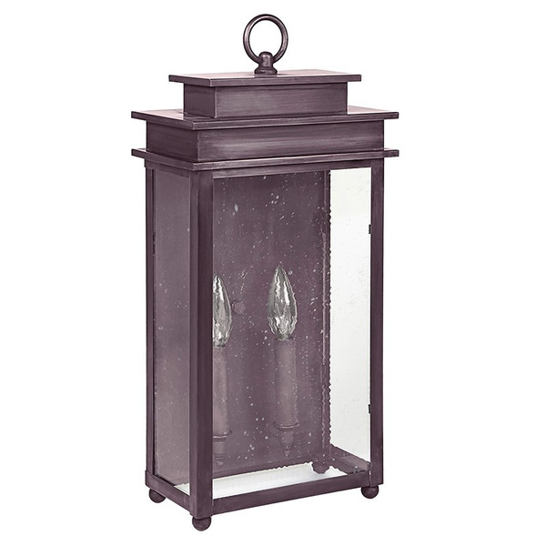 Northeast Lantern - 10621-DB-LT2-SMG - Two Light Wall Mount - Ellis - Verdi Gris