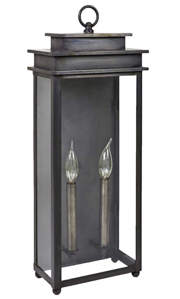 Northeast Lantern - 10641-DB-LT2-CLR - Two Light Wall Mount - Ellis - Dark Brass