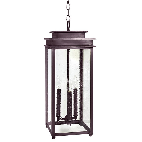 Northeast Lantern - 10742-DB-LT3-SMG - Three Light Hanging Lantern - Ellis - Dark Brass