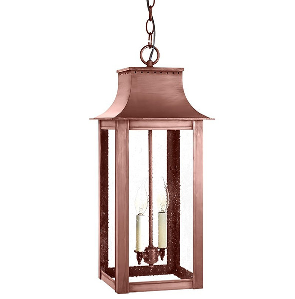 Northeast Lantern - 11232-AC-LT2-SMG - Two Light Hanging Lantern - Coplin - Antique Copper