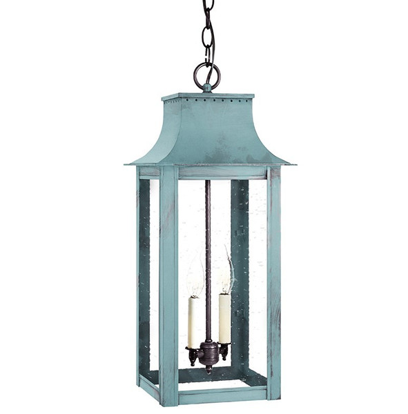Northeast Lantern - 11232-VG-LT2-CSG - Two Light Hanging Lantern - Coplin - Verdi Gris