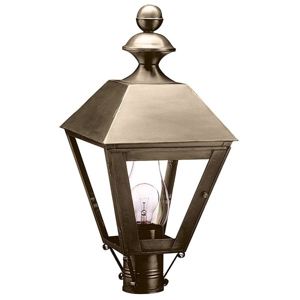 Northeast Lantern - 1123-DAB-CIM-CLR - One Light Post Mount - Boston - Dark Antique Brass