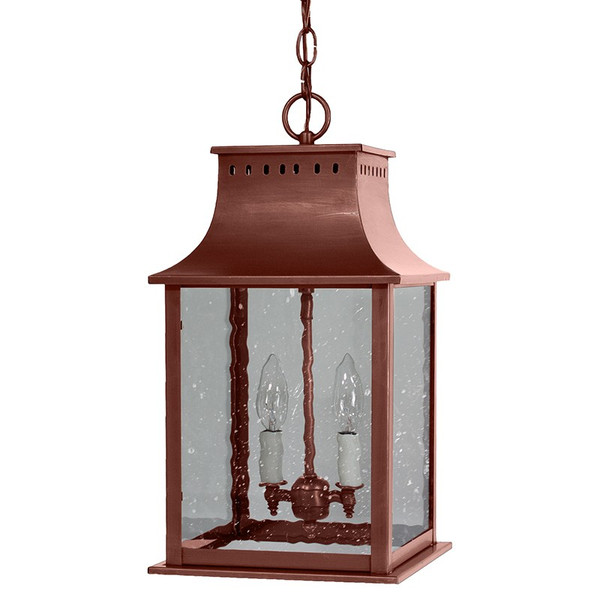 Northeast Lantern - 11322-AC-LT2-SMG - Two Light Hanging Lantern - Rockland - Antique Copper
