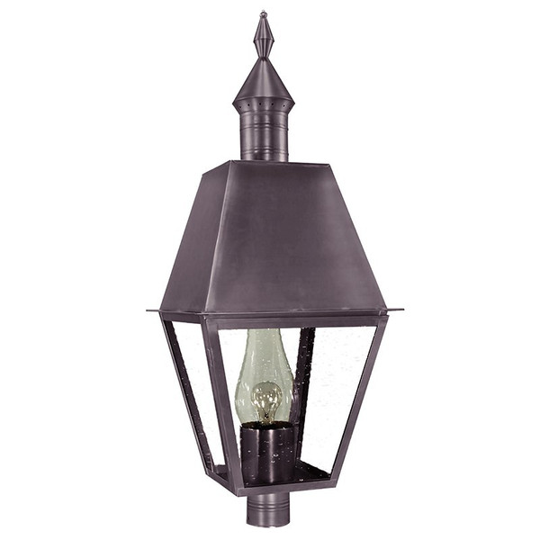 Northeast Lantern - 1133-DB-CIM-CSG - One Light Post Mount - Boston - Dark Brass