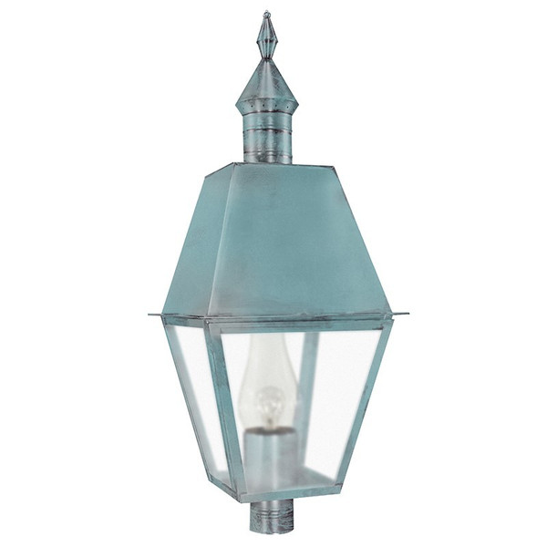 Northeast Lantern - 1133-VG-CIM-FST - One Light Post Mount - Boston - Verdi Gris