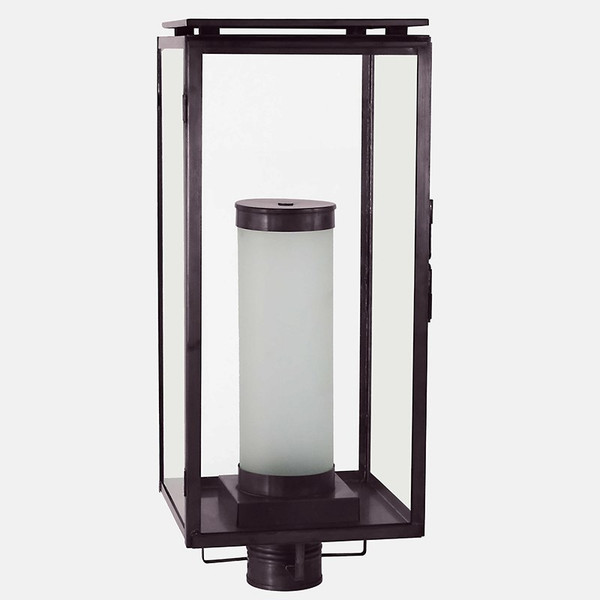 Northeast Lantern - 11653-DB-FCYL-CLR - One Light Post Mount - Downtown - Dark Brass