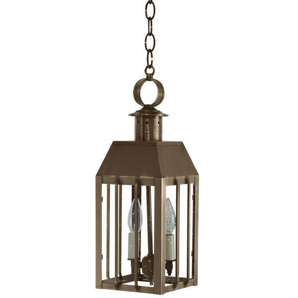 Northeast Lantern - 11732-DAB-LT2-CSG - Two Light Hanging Lantern - Nottingham - Dark Antique Brass