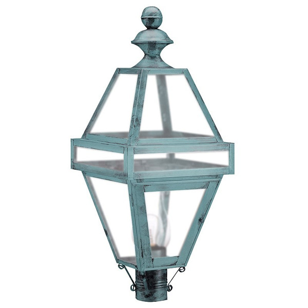 Northeast Lantern - 1223-VG-CIM-FST - One Light Post Mount - Boston - Verdi Gris