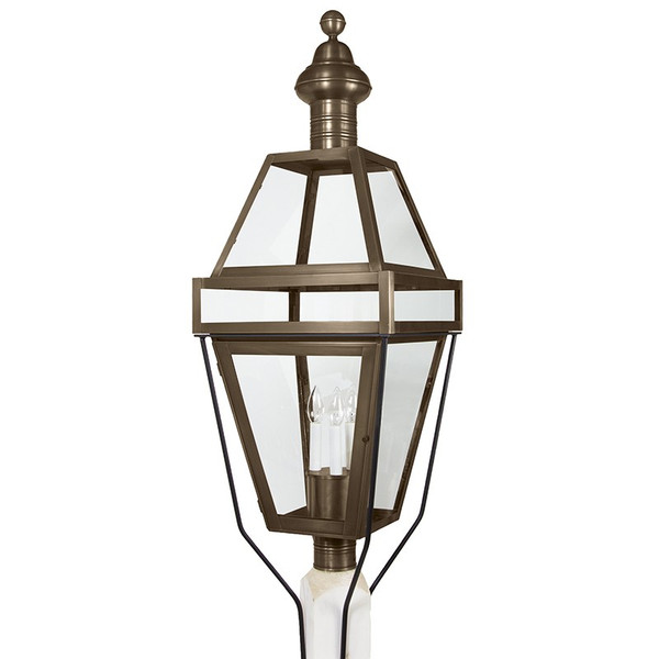 Northeast Lantern - 1253-DAB-LT3-CLR - Three Light Post Mount - Boston - Dark Antique Brass