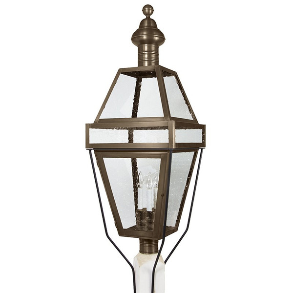Northeast Lantern - 1253-DAB-LT3-SMG - Three Light Post Mount - Boston - Dark Antique Brass