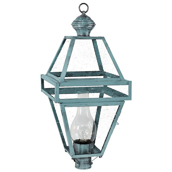 Northeast Lantern - 1273-VG-CIM-CSG - One Light Post Mount - Boston - Verdi Gris