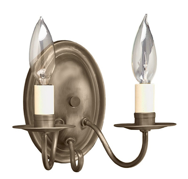 Northeast Lantern - 129-DAB-LT2 - Two Light Wall Sconce - Sconce - Dark Antique Brass