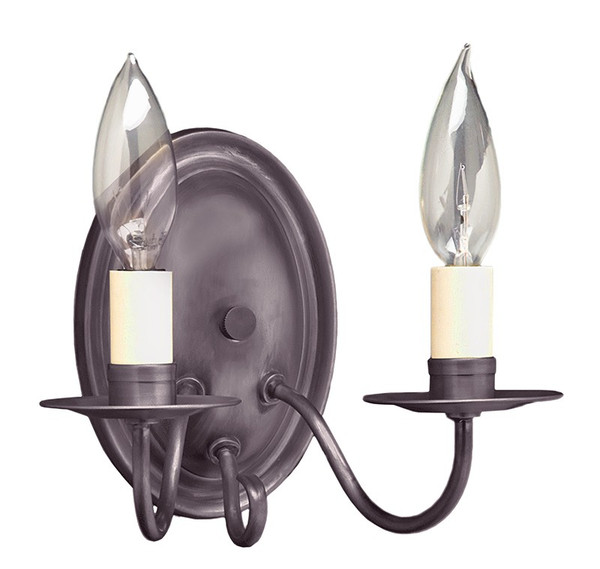 Northeast Lantern - 129-DB-LT2 - Two Light Wall Sconce - Sconce - Dark Brass