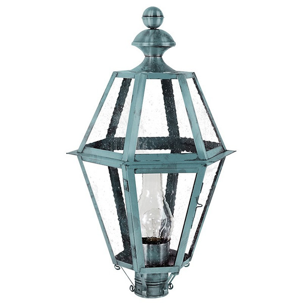 Northeast Lantern - 1623-VG-CIM-SMG - One Light Post Mount - Boston - Verdi Gris