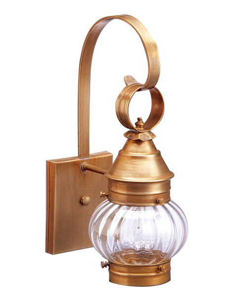 Northeast Lantern - 2011-AB-MED-OPT - One Light Wall Mount - Cageless - Antique Brass