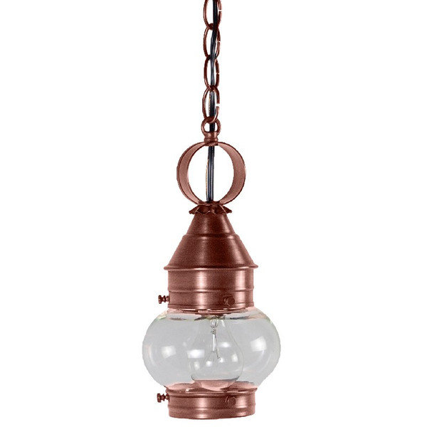 Northeast Lantern - 2012-AC-MED-CLR - One Light Hanging Lantern - Cageless - Antique Copper