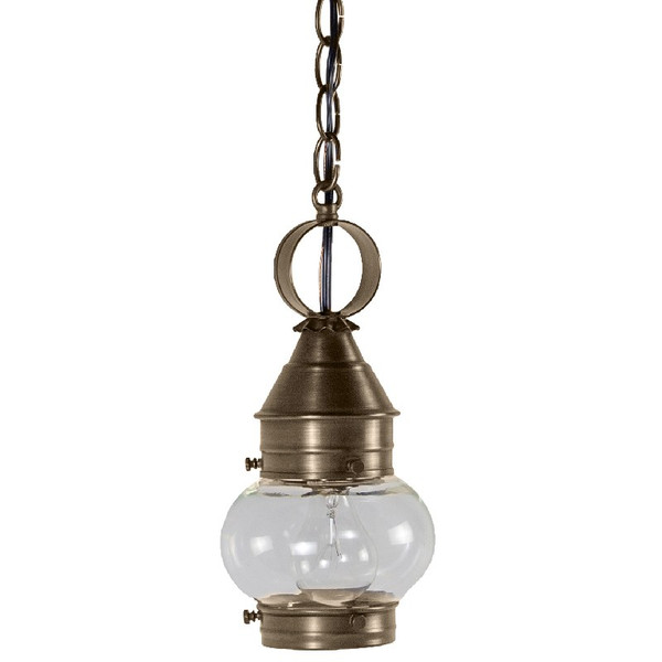 Northeast Lantern - 2012-DAB-MED-CLR - One Light Hanging Lantern - Cageless - Dark Antique Brass