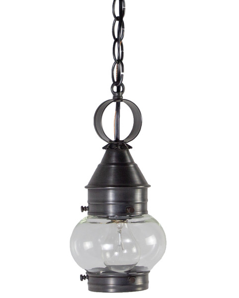 Northeast Lantern - 2012-DB-MED-CLR - One Light Hanging Lantern - Cageless - Dark Brass