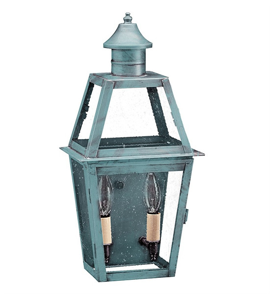 Northeast Lantern - 2231-VG-LT2-SMG - Two Light Wall Mount - Uxbridge - Verdi Gris