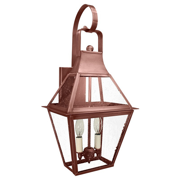 Northeast Lantern - 2237-AC-LT2-SMG - Two Light Wall Mount - Uxbridge - Antique Copper
