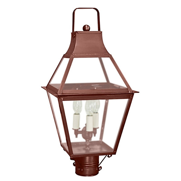 Northeast Lantern - 2243-AC-LT3-FST - Three Light Post Mount - Uxbridge - Antique Copper