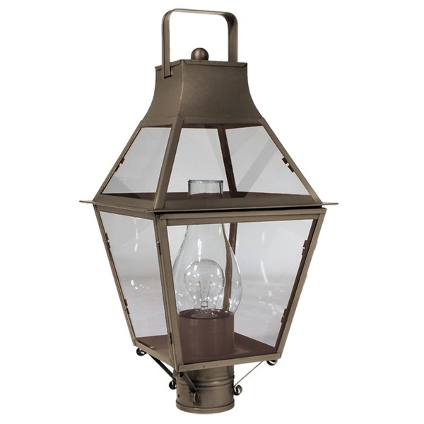 Northeast Lantern - 2243-DAB-CIM-CLR - One Light Post Mount - Uxbridge - Dark Antique Brass