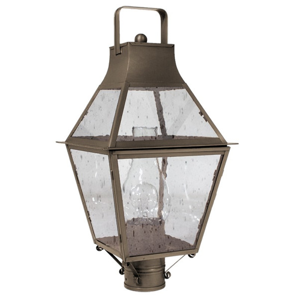 Northeast Lantern - 2243-DAB-CIM-CSG - One Light Post Mount - Uxbridge - Dark Antique Brass