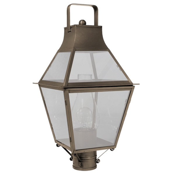 Northeast Lantern - 2243-DAB-CIM-FST - One Light Post Mount - Uxbridge - Dark Antique Brass
