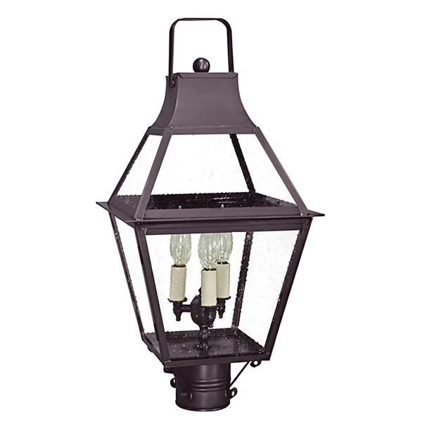 Northeast Lantern - 2243-DB-LT3-SMG - Three Light Post Mount - Uxbridge - Dark Brass