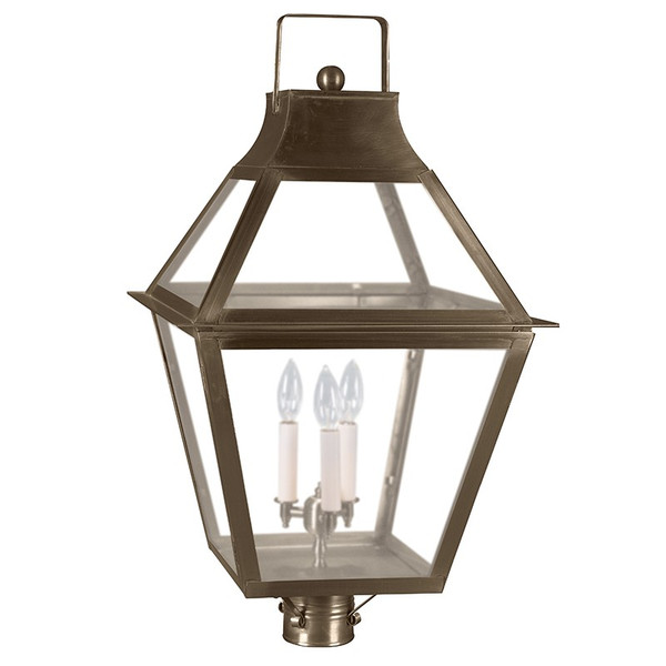 Northeast Lantern - 2253-DAB-LT3-FST - Three Light Post Mount - Uxbridge - Dark Antique Brass
