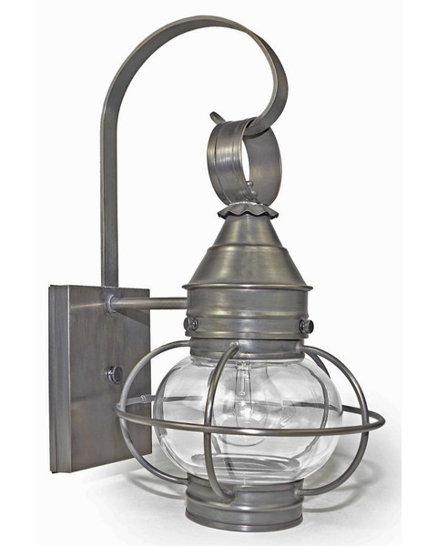 Northeast Lantern - 2511-DB-MED-CLR - One Light Wall Mount - Onion - Dark Brass