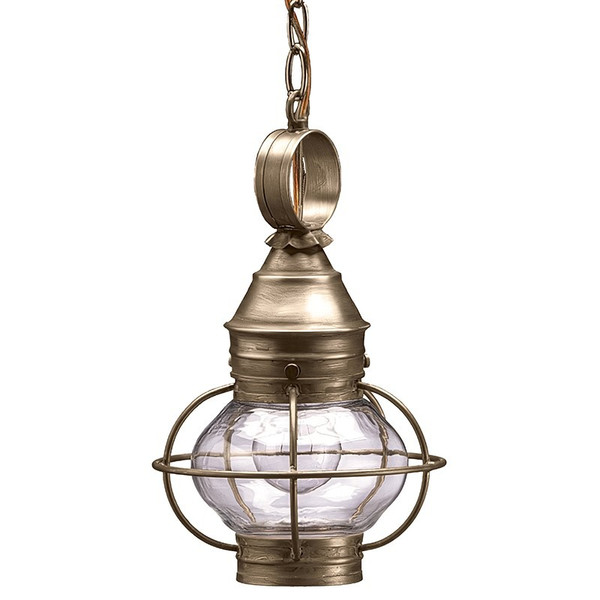 Northeast Lantern - 2512-DAB-MED-CLR - One Light Hanging Lantern - Onion - Dark Antique Brass
