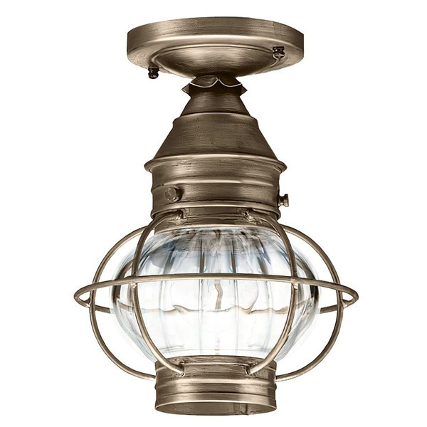 Northeast Lantern - 2514-DAB-MED-OPT - One Light Flush Mount - Onion - Dark Antique Brass