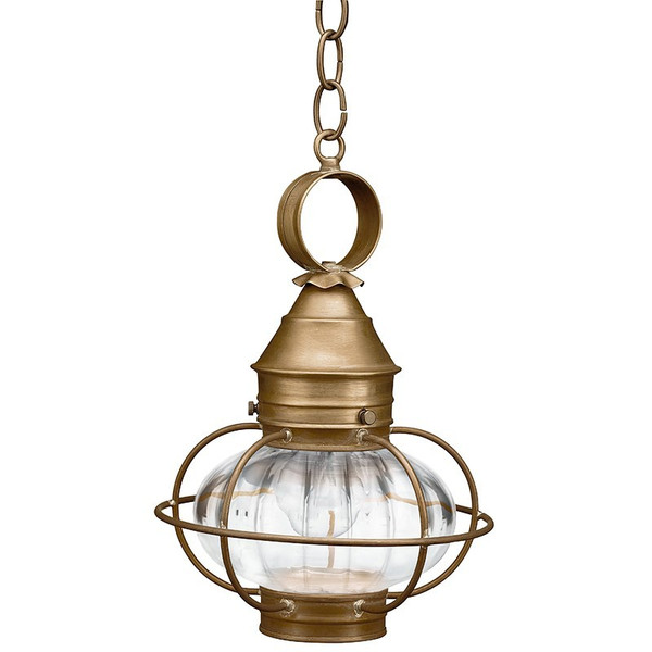 Northeast Lantern - 2522-AB-MED-OPT - One Light Hanging Lantern - Onion - Antique Brass