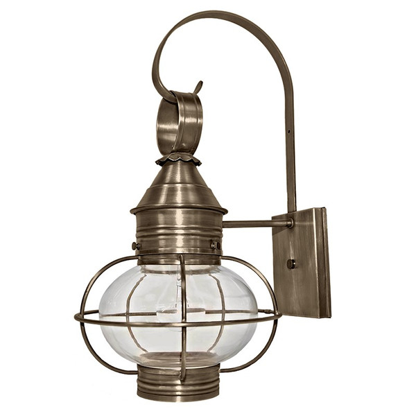 Northeast Lantern - 2531-DAB-MED-CLR - One Light Wall Mount - Onion - Dark Antique Brass