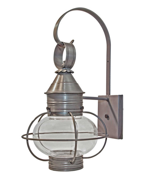 Northeast Lantern - 2531-DB-MED-CLR - One Light Wall Mount - Onion - Dark Brass