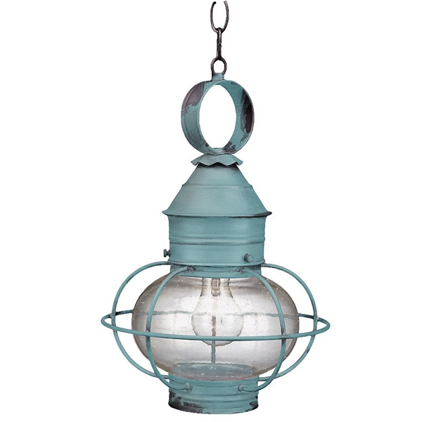 Northeast Lantern - 2532-VG-MED-CSG - One Light Hanging Lantern - Onion - Verdi Gris