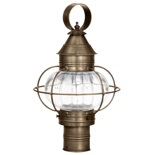 Northeast Lantern - 2533-DAB-MED-OPT - One Light Post Mount - Onion - Dark Antique Brass
